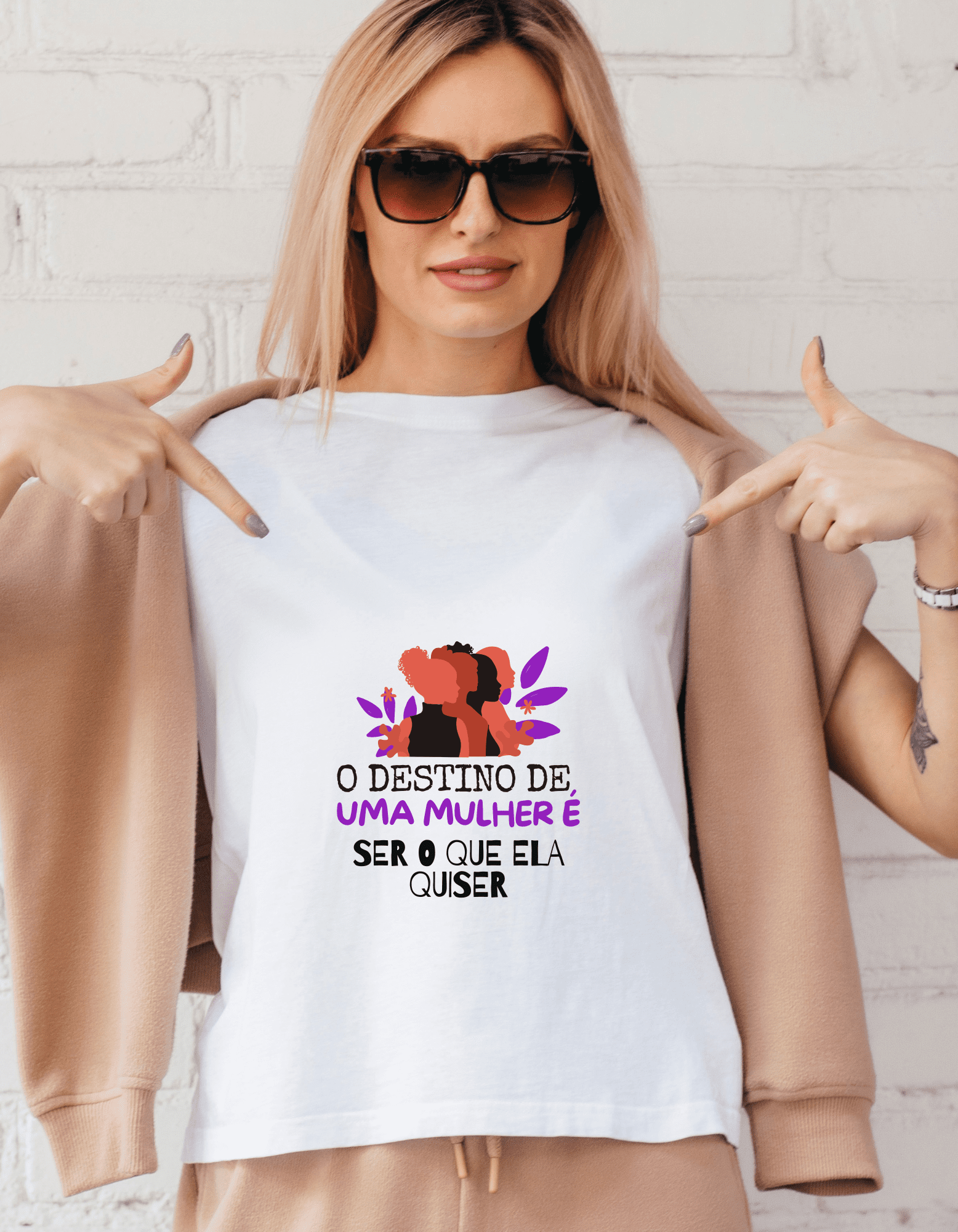 Camiseta - destino de mulher